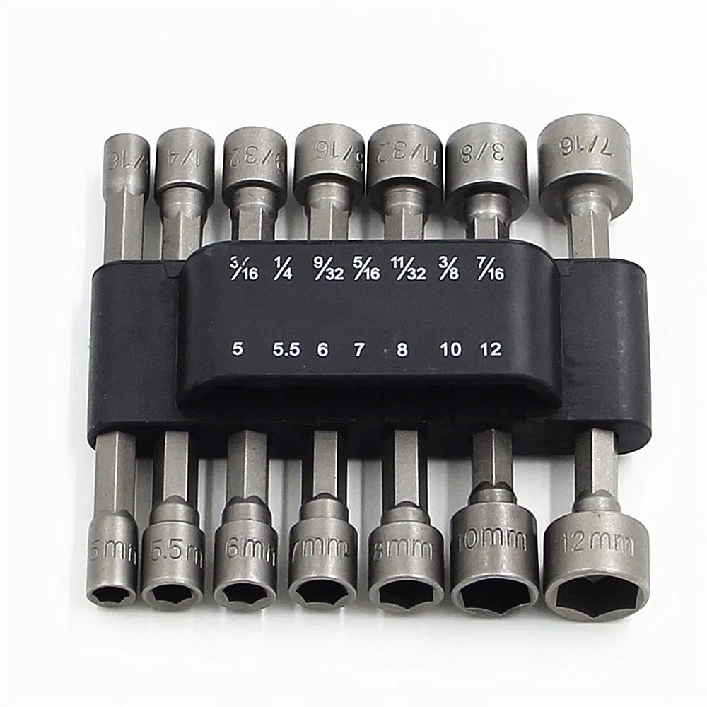 14pcs Hex Shank Socket Wrench Screw Power Drill Adapter Hex Shank Socket Strong Nut Driver Adapter Bits Tool
14pcs Hex Shank Socket Wrench Screw Power Drill Adapter Hex Shank Socket Strong Nut Driver Adapter Bits Tool