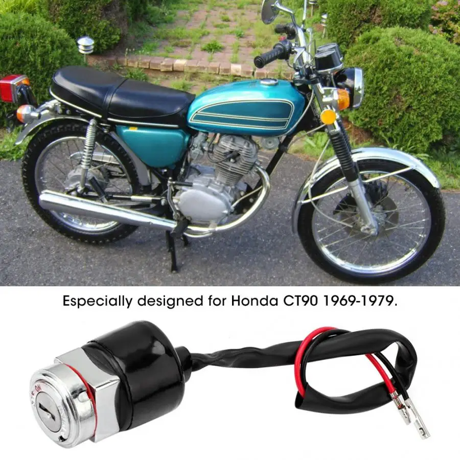 Motorcycle Ignition Switch with 2 Keys fit for Honda CB100 CB125S CL100 CL100S CT90 S90 XL 100 Motorcycle Modification Parts
Motorcycle Ignition Switch with 2 Keys fit for Honda CB100 CB125S CL100 CL100S CT90 S90 XL 100 Motorcycle Modification Parts