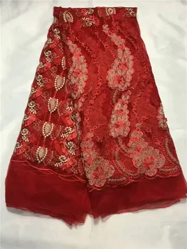 Hot Sale French Lace Fabric beads Nigeria Lace Fabric High Quality African Tulle Lace Fabric For Wedding Party Dress Green red
Hot Sale French Lace Fabric beads Nigeria Lace Fabric High Quality African Tulle Lace Fabric For Wedding Party Dress Green red