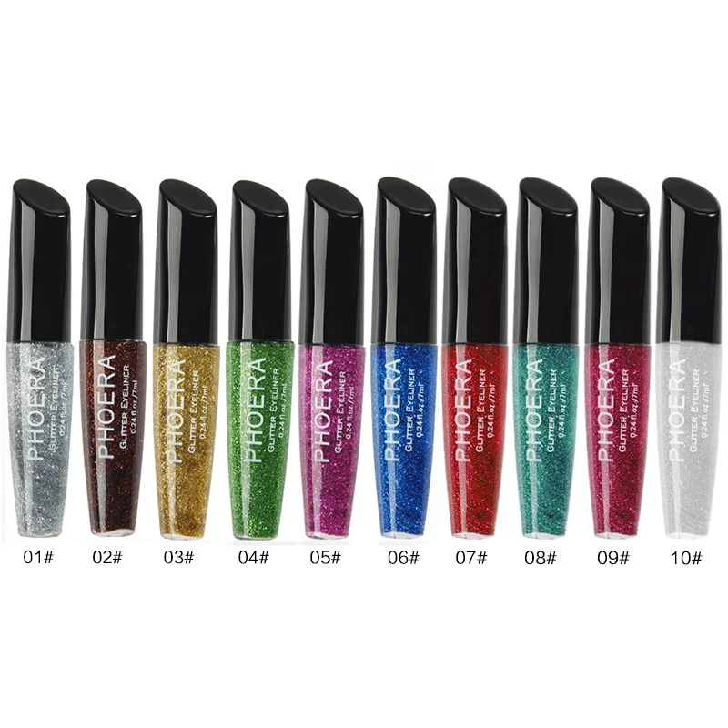 Liquid Eyeliner 10 Colors Glitters eyeliner Colored Eyeliner Gold Highlighter Face Eye Cosmetics Shadow Makeup Shimmer TSLM1
Liquid Eyeliner 10 Colors Glitters eyeliner Colored Eyeliner Gold Highlighter Face Eye Cosmetics Shadow Makeup Shimmer TSLM1
