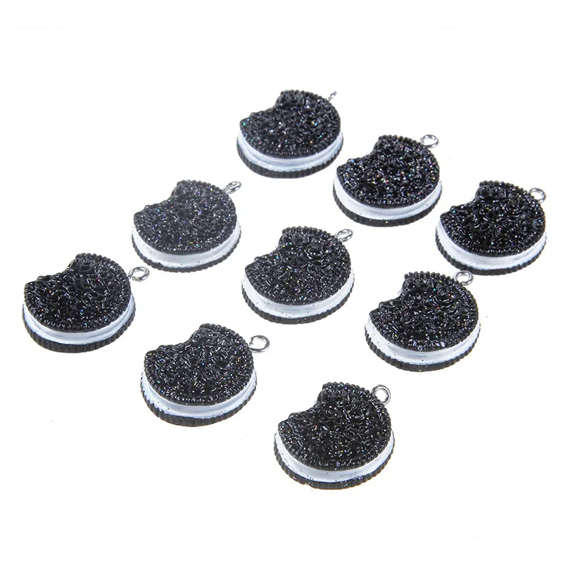 10pcs New Design Simulated Food Half Oreo Biscuits Resin Pendant Charms For Making Jewelry DIY Wholesale Gift For Women Kids
10pcs New Design Simulated Food Half Oreo Biscuits Resin Pendant Charms For Making Jewelry DIY Wholesale Gift For Women Kids