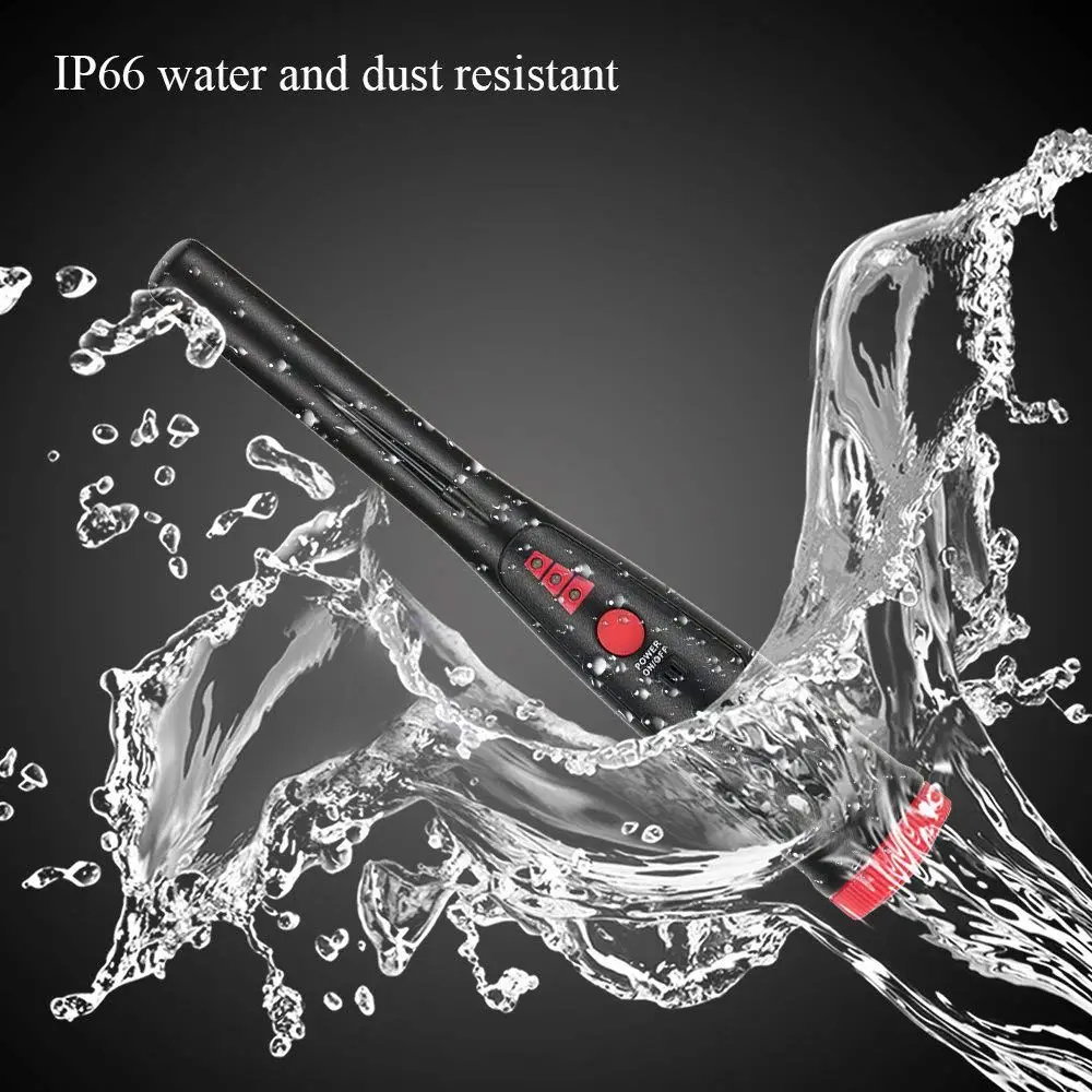 Retail Underground Metal Detector Treasure Hunting Tool Buzzer Vibrate Portable Pin Pointer with LED Indicators and Belt Holster
Retail Underground Metal Detector Treasure Hunting Tool Buzzer Vibrate Portable Pin Pointer with LED Indicators and Belt Holster