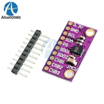 IIC I2C 9DOF BMX055 IMU Precision Integrated 9-Axis Attitude Sensor Board Module For Arduino Replace MPU9250 WITH Pins
IIC I2C 9DOF BMX055 IMU Precision Integrated 9-Axis Attitude Sensor Board Module For Arduino Replace MPU9250 WITH Pins
