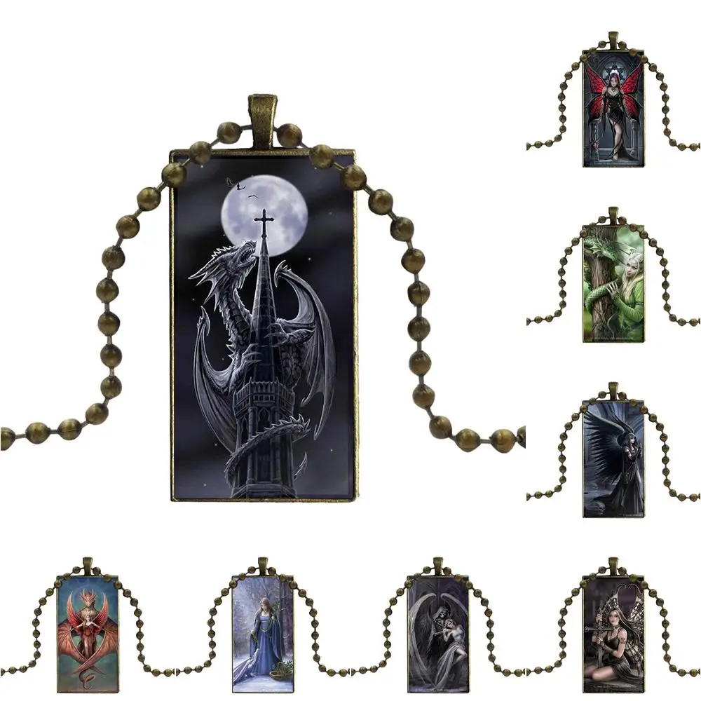 EJ Glaze Anne Stokes Candelabra For Girls Best Gift Necklace Fashion Long Chain With Rectangle Necklace Jewelry
EJ Glaze Anne Stokes Candelabra For Girls Best Gift Necklace Fashion Long Chain With Rectangle Necklace Jewelry