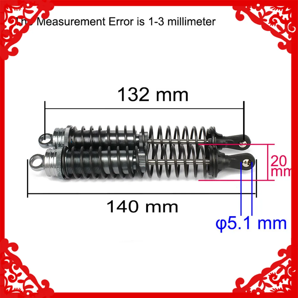Oil Adjustable 140mm Aluminum Shock Absorber Damper For Rc Car 1/8 Buggy Truck Upgraded Hop-Up Parts Hsp Hpi Losi Axial
Oil Adjustable 140mm Aluminum Shock Absorber Damper For Rc Car 1/8 Buggy Truck Upgraded Hop-Up Parts Hsp Hpi Losi Axial