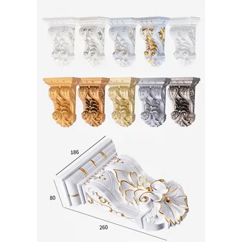 European 26*18.6*8cm Plastic Corbel Corbels Architectural Furniture Decoration Gold Silver Antique Hand Painting
European 26*18.6*8cm Plastic Corbel Corbels Architectural Furniture Decoration Gold Silver Antique Hand Painting