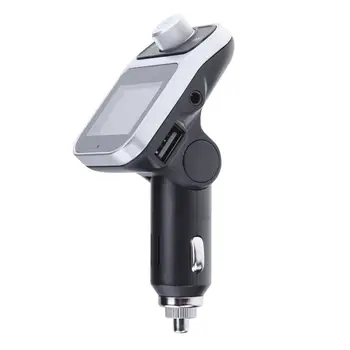 1Pcs Car USB Charger Mp3 Player Bluetooth Hand-Free FM Transmitter with LCD Screen Displays High Quality Car Accessories New