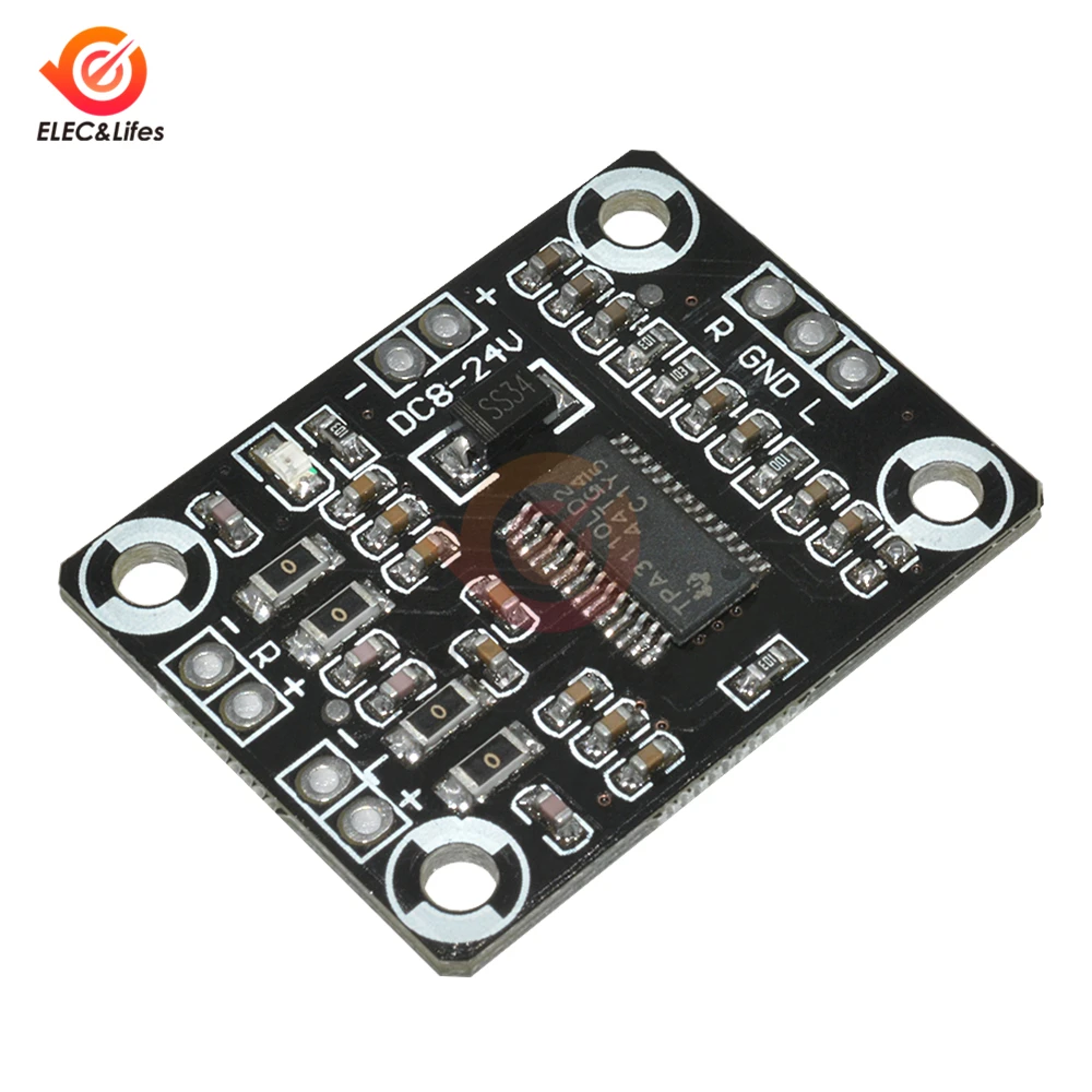 TPA3110 Digital Audio Receiver Power Amplifier Board 15W+15W Stereo Binaural AMP Controller Amplifier Module 15W x2
TPA3110 Digital Audio Receiver Power Amplifier Board 15W+15W Stereo Binaural AMP Controller Amplifier Module 15W x2