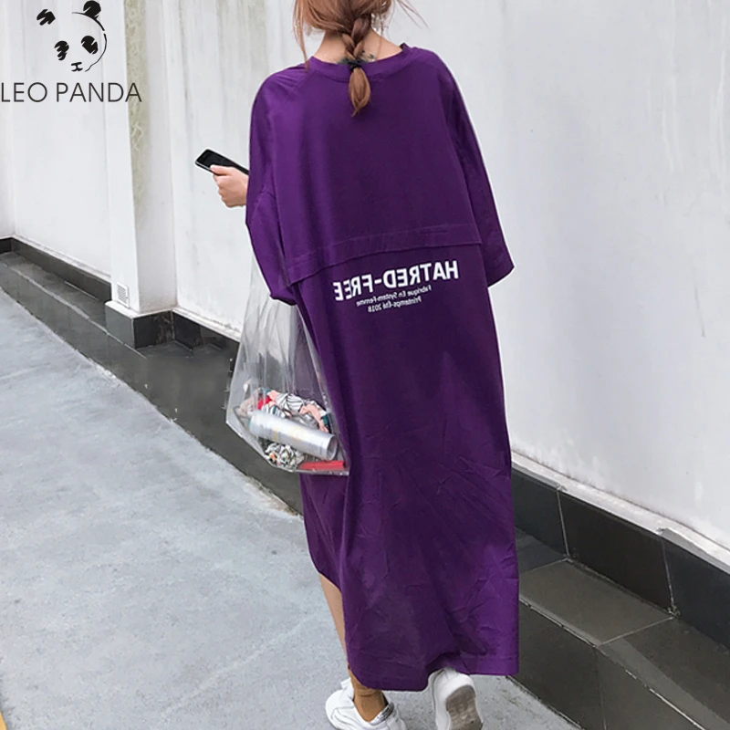 2019 European Stylish Maxi T Shirt Dress Women Summer Overisze Letter Print Cotton Boho black dress Purple Loose Casual Dresses
2019 European Stylish Maxi T Shirt Dress Women Summer Overisze Letter Print Cotton Boho black dress Purple Loose Casual Dresses
