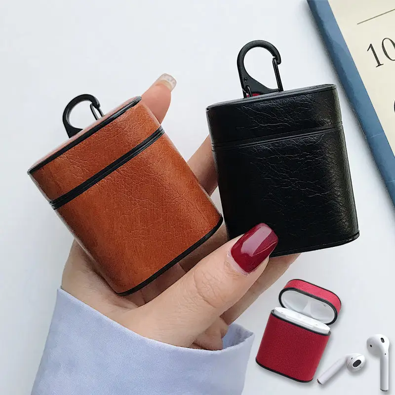 Luxury Leather With Clasp Bluetooth Wireless Earphone Case For AirPods 1 2nd Protective Cover Accessories Charging Box Shell
Luxury Leather With Clasp Bluetooth Wireless Earphone Case For AirPods 1 2nd Protective Cover Accessories Charging Box Shell