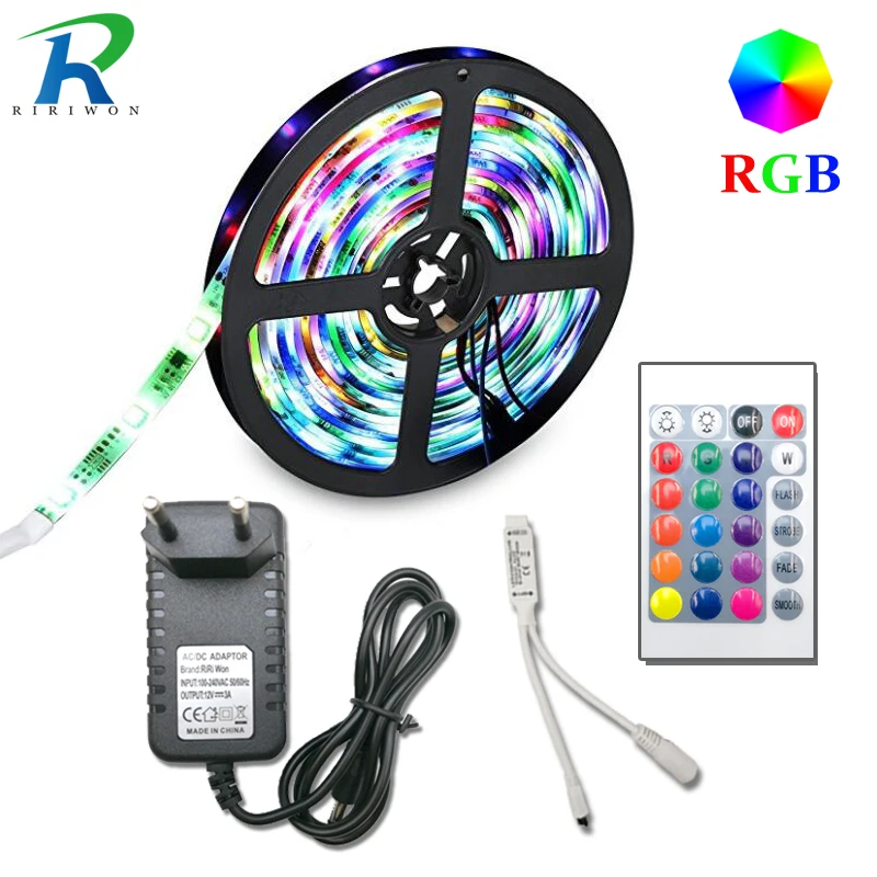 5 м 10 15 20 SMD 2835 RGB светодиодный ленточный светильник гибкая светодиодная лента