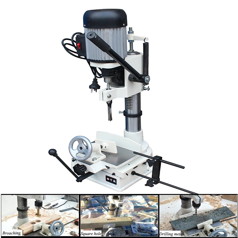 Woodworking Tenoning Machine 220V Punching Square Hole Machine Multi-function Woodworking Square Eye Drilling Machine JCM361A
Woodworking Tenoning Machine 220V Punching Square Hole Machine Multi-function Woodworking Square Eye Drilling Machine JCM361A