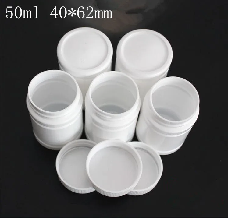 50ml white plastic Powder Pill Butter Bottle keychain Refillable organizer Packaging Screw Lid jars Factory Free shipping
50ml white plastic Powder Pill Butter Bottle keychain Refillable organizer Packaging Screw Lid jars Factory Free shipping