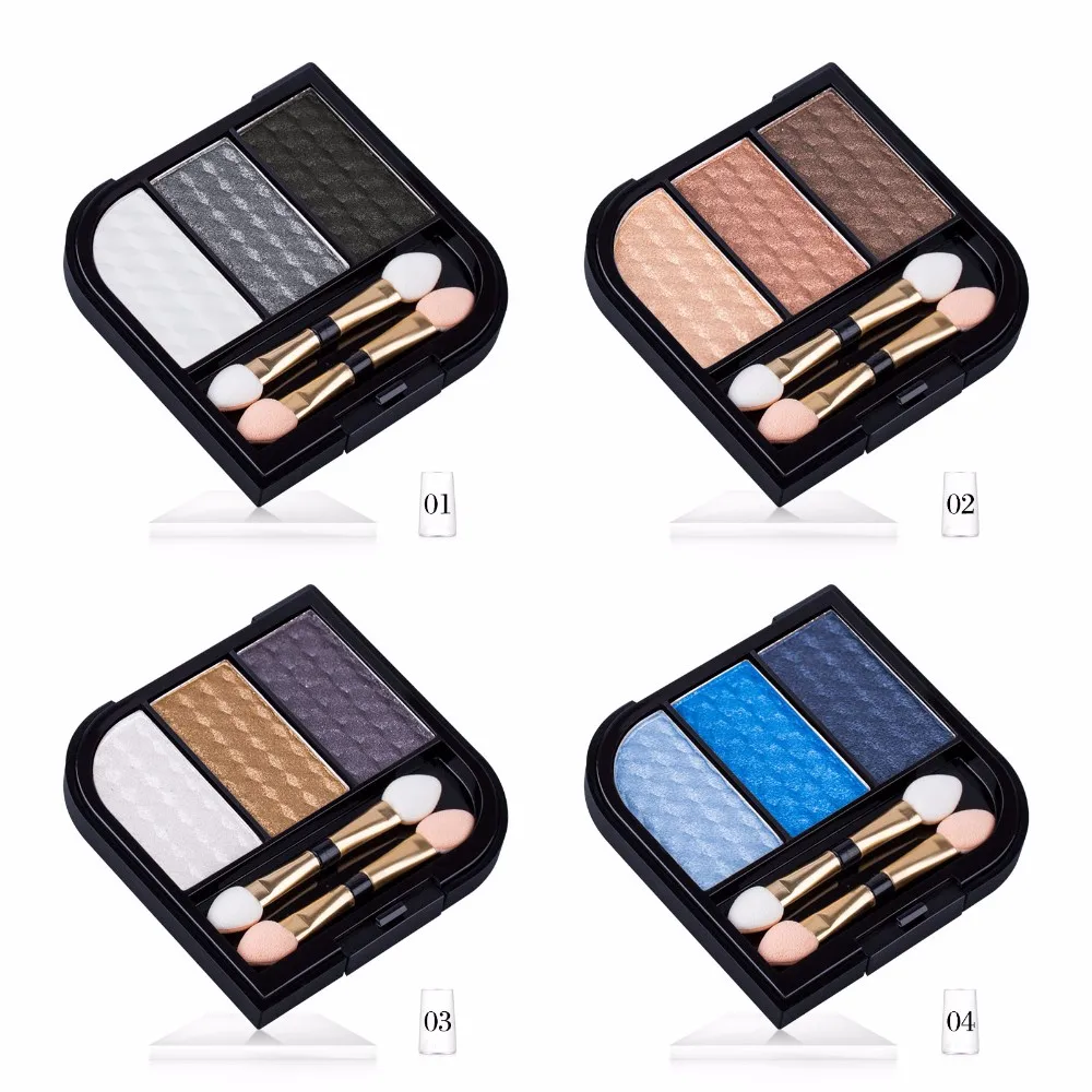 3 Colors Shimmer Eye Shadow Palette Glitter Eyeshadow Perfect Summer Brown Cosmetics for Makeup Eyes Cosmetic Palette Brush Kit
3 Colors Shimmer Eye Shadow Palette Glitter Eyeshadow Perfect Summer Brown Cosmetics for Makeup Eyes Cosmetic Palette Brush Kit
