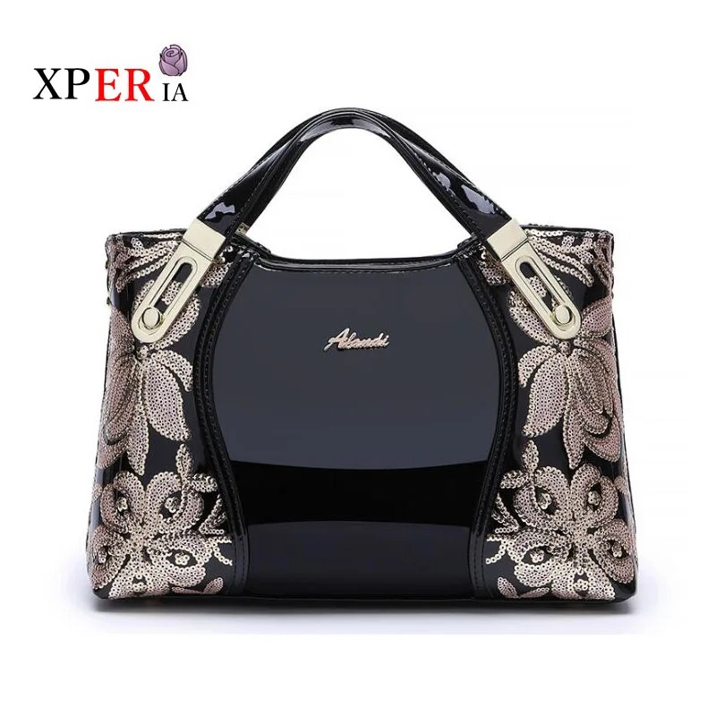 Bags for women 2019 Patent pu Leather Handbag bolsa feminina Shoulder Bag Luxury Clutch Sequins Brand Design Women Bag
Bags for women 2019 Patent pu Leather Handbag bolsa feminina Shoulder Bag Luxury Clutch Sequins Brand Design Women Bag