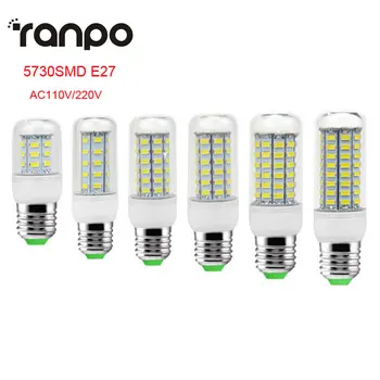 HOT SMD 5730 E27 24LEDs 36LEDs 48LEDs 56LEDs 69LEDs 72LEDs Corn Bulb light Chandelier 7W 12W 15W 20W 25W LED lamp For Home Light
HOT SMD 5730 E27 24LEDs 36LEDs 48LEDs 56LEDs 69LEDs 72LEDs Corn Bulb light Chandelier 7W 12W 15W 20W 25W LED lamp For Home Light