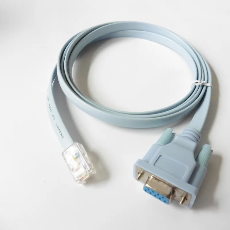 RJ45 Male TO RS232 DB9 COM Port Network Serial Female Cable Network Adapter Cable 1.8M For Switch Router
RJ45 Male TO RS232 DB9 COM Port Network Serial Female Cable Network Adapter Cable 1.8M For Switch Router