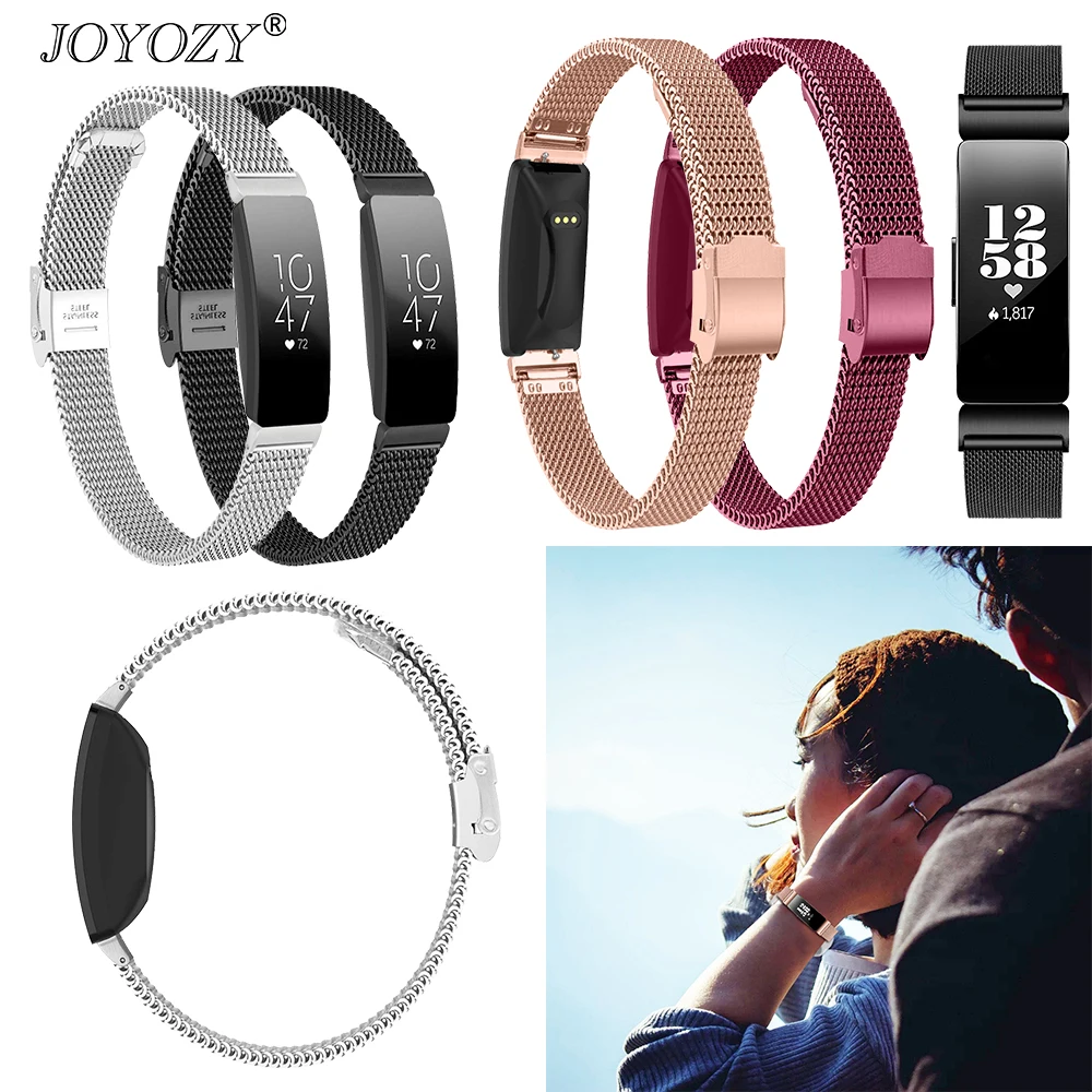 Joyozy Wristband for fitbit inspire bracelet belt black watchbands Mesh Loop strap watch band series
Joyozy Wristband for fitbit inspire bracelet belt black watchbands Mesh Loop strap watch band series