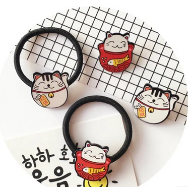 New arrival Children cute lucky cat hair bands girl's lovely hairbands gum rubber hair accessories kawakii
New arrival Children cute lucky cat hair bands girl's lovely hairbands gum rubber hair accessories kawakii