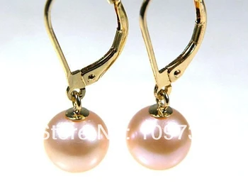 ry00195 PERFECT ROUND 8.5-9mm AAA+++ PINK SOUTH SEA PEARL DANGLE EARRING 14K YELLOW GOLD
ry00195 PERFECT ROUND 8.5-9mm AAA+++ PINK SOUTH SEA PEARL DANGLE EARRING 14K YELLOW GOLD
