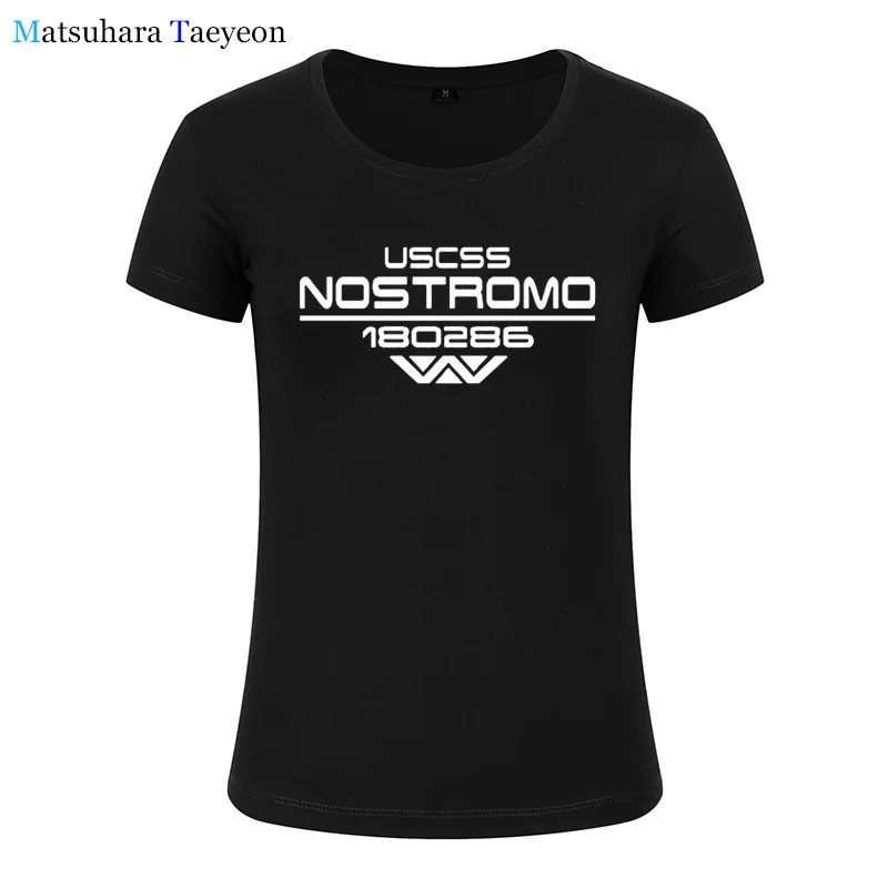 woman T - shirt Fashion clothing USCSS Nostromo Tee Women Top Short Sleeve Female clothing t shirt Brand woman
woman T - shirt Fashion clothing USCSS Nostromo Tee Women Top Short Sleeve Female clothing t shirt Brand woman