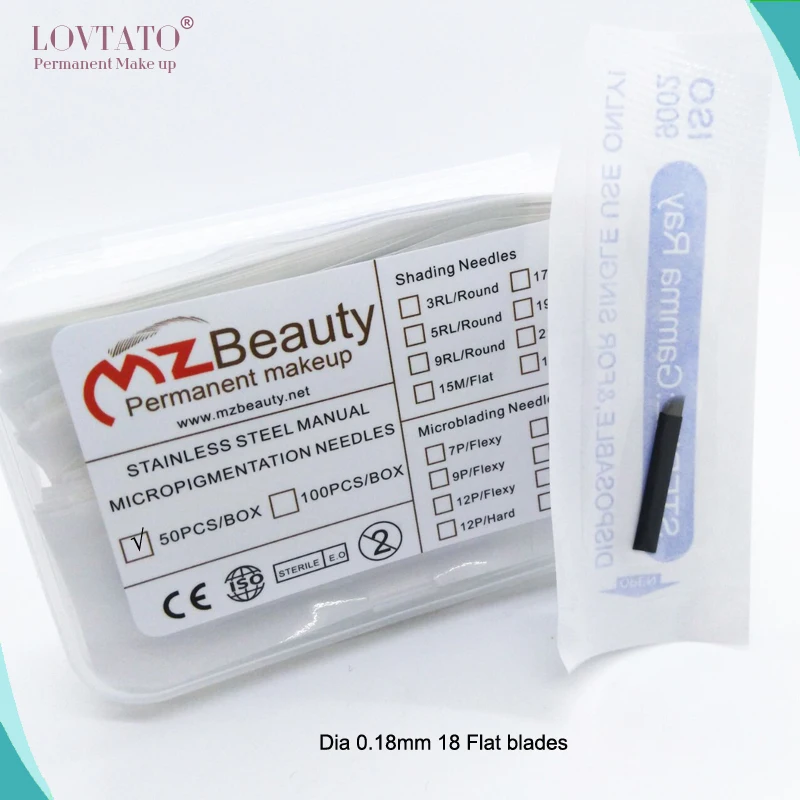 2018 Agulhas 18flat Microblading Needle Blades Eyebrow Tattoo Needles Permanent Makeup Manual Pen 3d Eyebrows Dia 0.18mm 50pcs
2018 Agulhas 18flat Microblading Needle Blades Eyebrow Tattoo Needles Permanent Makeup Manual Pen 3d Eyebrows Dia 0.18mm 50pcs