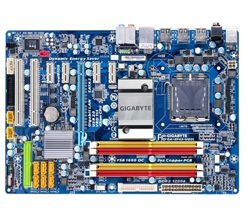 Original For Gigabyte GA-EP43-UD3L Desktop Motherboard EP43-UD3L P43 Socket LGA 775 DDR2 ATX (Version randomly sent)
Original For Gigabyte GA-EP43-UD3L Desktop Motherboard EP43-UD3L P43 Socket LGA 775 DDR2 ATX (Version randomly sent)