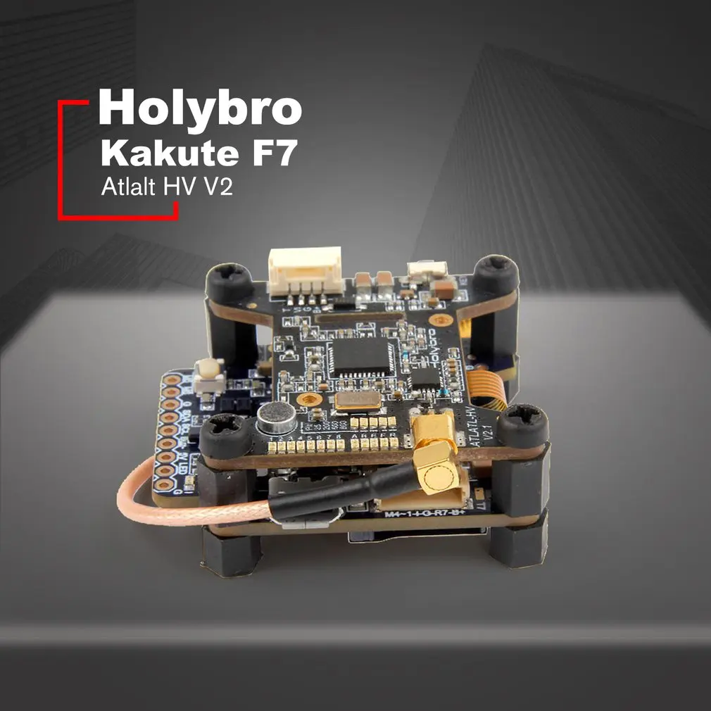 Holybro Kakute F7 Flight Controller Atlatl HV V2 5.8G FPV Transmitter OSD+Atlatl Sensor Module for RC Racing Drone
Holybro Kakute F7 Flight Controller Atlatl HV V2 5.8G FPV Transmitter OSD+Atlatl Sensor Module for RC Racing Drone