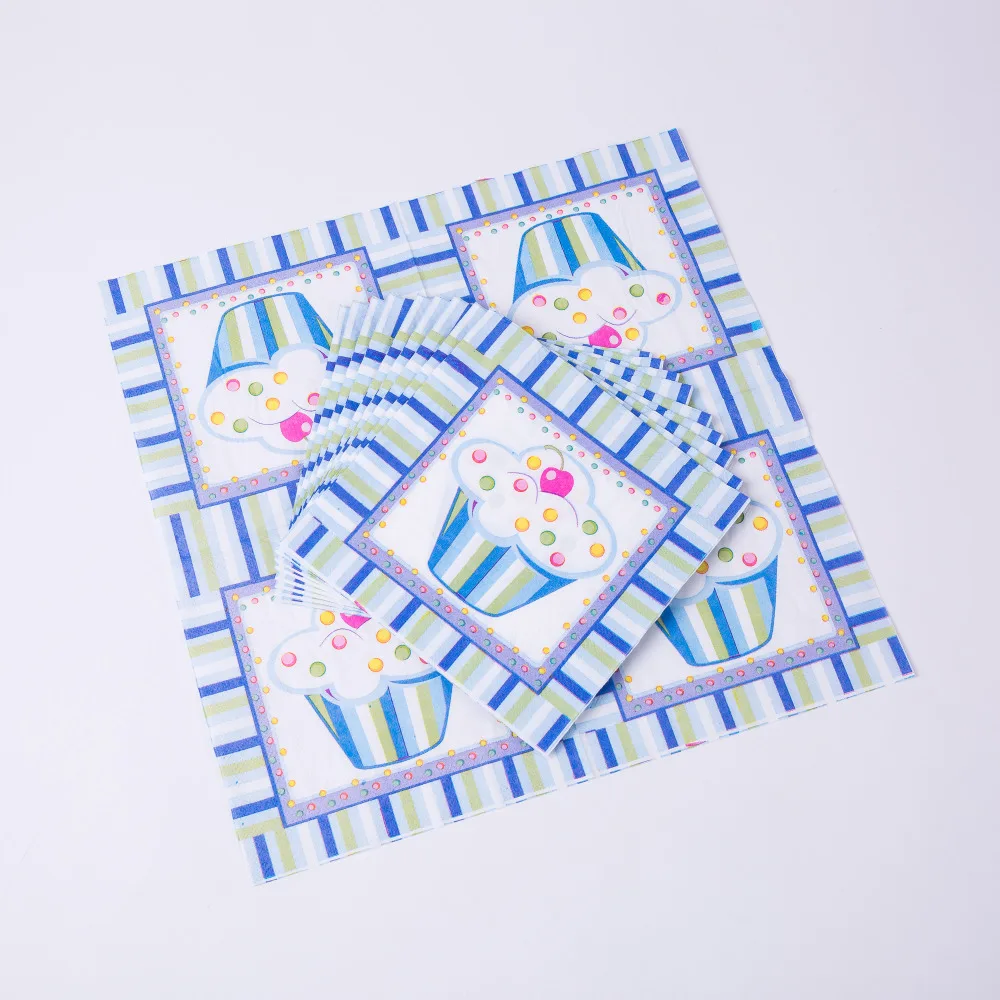 10pcs/lot Blue ice cream Birthday Party Decoration napkin Paper towel Kids Baby shower girl Dessert Cake decor Party Supplies
10pcs/lot Blue ice cream Birthday Party Decoration napkin Paper towel Kids Baby shower girl Dessert Cake decor Party Supplies