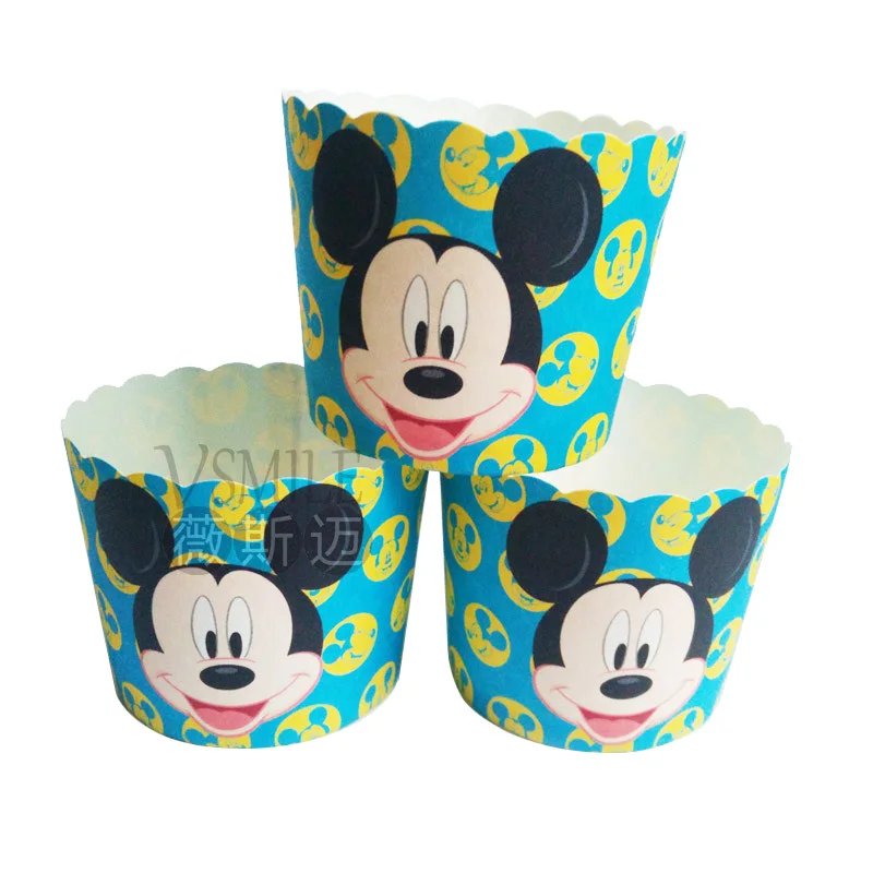 50pcs Disney Cute Mickey Mouse Head Princess Muffin Cupcake Paper Cups for wedding birthday Party Decoration Disposable Tools
50pcs Disney Cute Mickey Mouse Head Princess Muffin Cupcake Paper Cups for wedding birthday Party Decoration Disposable Tools