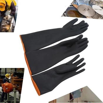 Water Dust Cleaning Rubber Glove Kitchen Anti-skid Waterproof Household Glove Black Thick Industrial Anti-Acid Alkali Gloves
Water Dust Cleaning Rubber Glove Kitchen Anti-skid Waterproof Household Glove Black Thick Industrial Anti-Acid Alkali Gloves