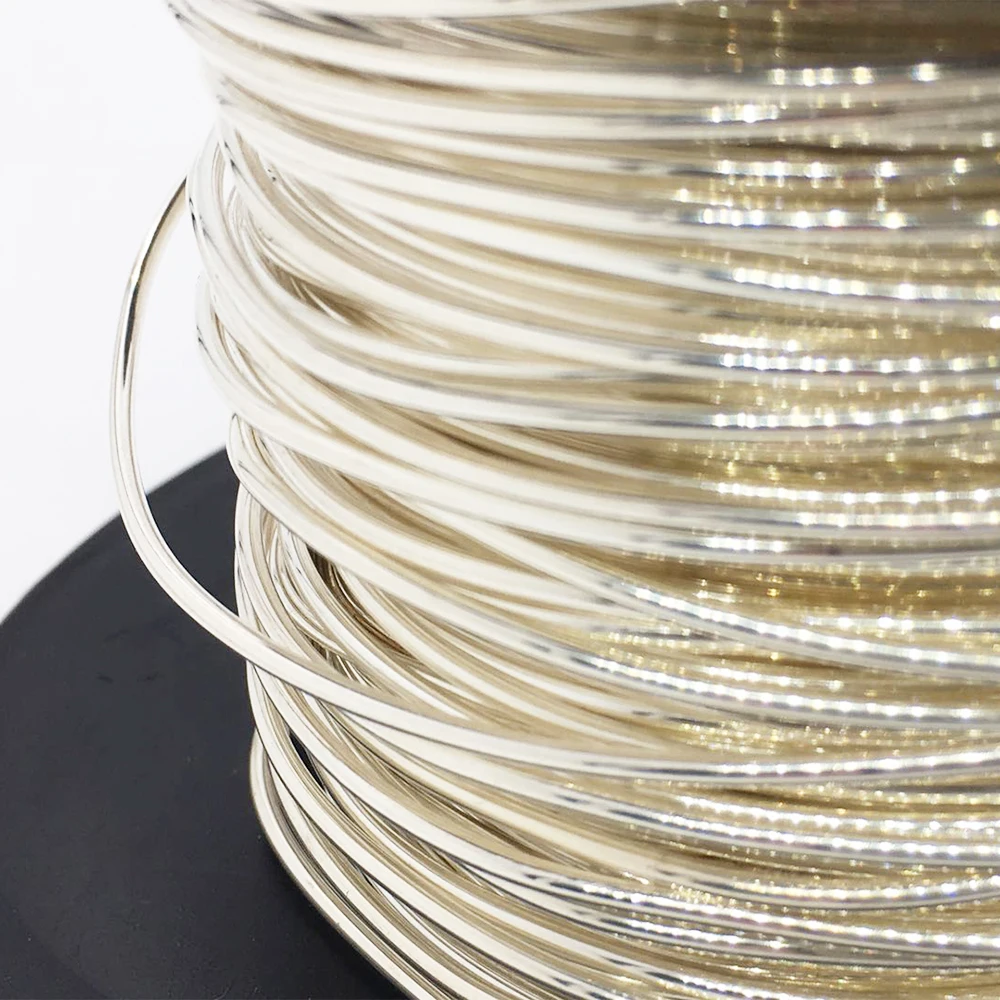 Audiocrast 99.998% High Purity Solid Pure Silver Hook Up Wire Ø 1.5mm 19 AWG Audio Cable DIY HiFi
Audiocrast 99.998% High Purity Solid Pure Silver Hook Up Wire Ø 1.5mm 19 AWG Audio Cable DIY HiFi