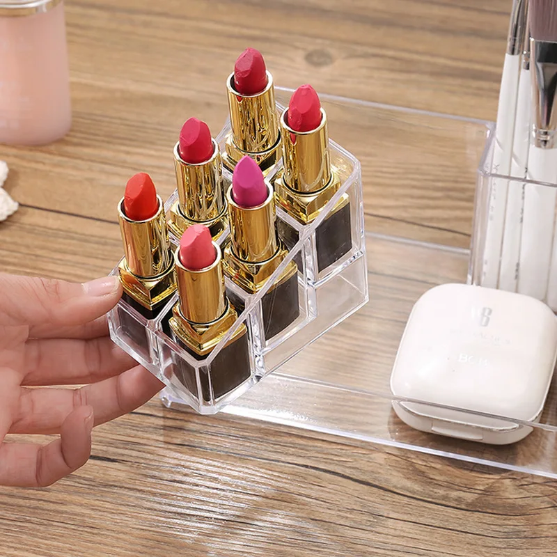 Transparent Acrylic Trapezoid Makeup Cosmetic Lipstick Lip Gloss Display Stand Organizer Small Size
Transparent Acrylic Trapezoid Makeup Cosmetic Lipstick Lip Gloss Display Stand Organizer Small Size
