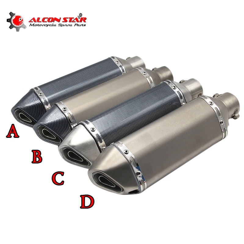 Universal Modified Akrapovic Motorcycle Exhaust Muffler with DB Killer Dirt Street Bike Scooter ATV Exhaust Muffler Z750 TMAX CB
Universal Modified Akrapovic Motorcycle Exhaust Muffler with DB Killer Dirt Street Bike Scooter ATV Exhaust Muffler Z750 TMAX CB