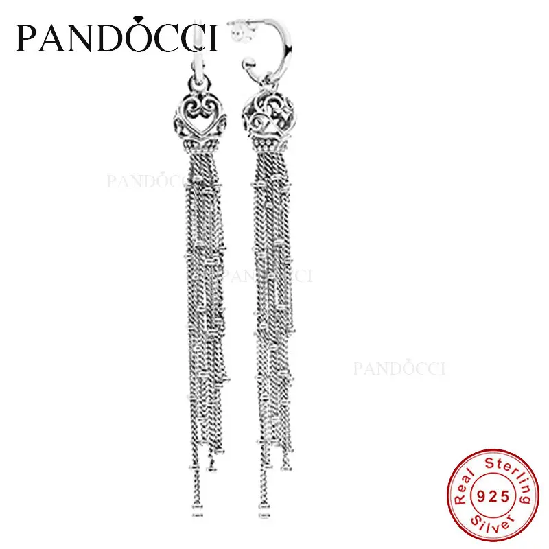 2018 NEW Spring 925 Sterling Silver Enchanted Tassels Drop Earrings European Style Jewelry For Women Fashion Charms QANDOCCI
2018 NEW Spring 925 Sterling Silver Enchanted Tassels Drop Earrings European Style Jewelry For Women Fashion Charms QANDOCCI