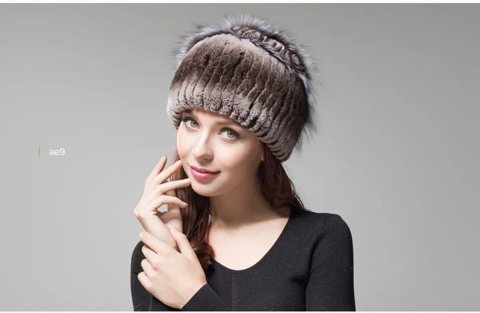fur woman winter hats PCM009 (21)