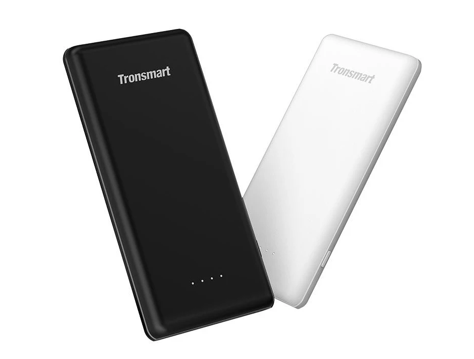 Tronsmart Presto 10000mAh PBT10 Power Bank Quick Charge Powerbank External Portable Phone Battery Charger CE RoHS Black White (10)