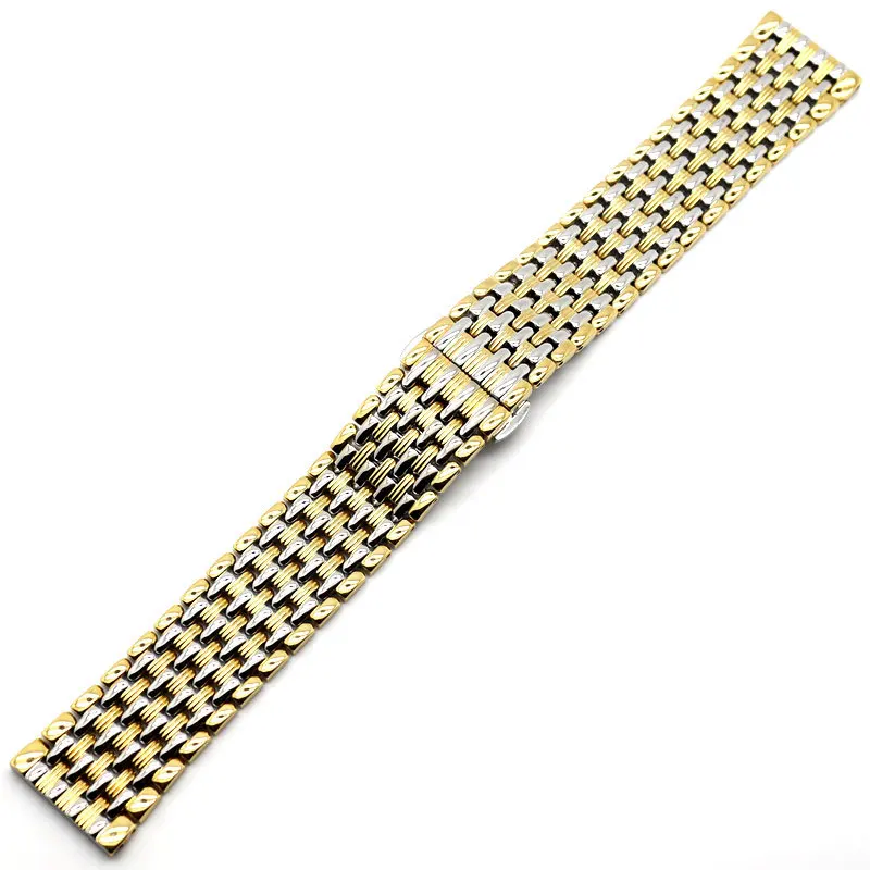 20mm Watch Strap for Hours Silver and Golden Stainless Steel Band for Watch reloj de pulsera GD015520 
20mm Watch Strap for Hours Silver and Golden Stainless Steel Band for Watch reloj de pulsera GD015520