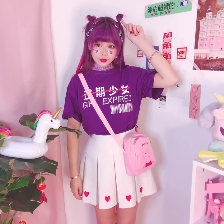 Ulzzang korean version of creative characters expired young girls short sleeved summer new t-shirts
Ulzzang korean version of creative characters expired young girls short sleeved summer new t-shirts