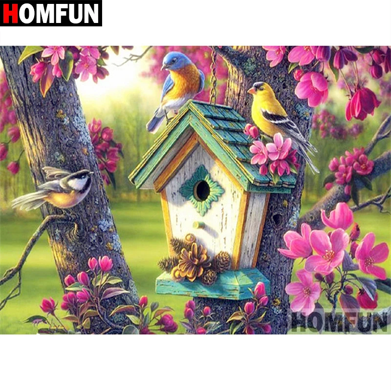 HOMFUN 5D DIY Diamond Painting Full Square/Round Drill "Birds and flowers" 3D Embroidery Cross Stitch gift Home Decor A01208
HOMFUN 5D DIY Diamond Painting Full Square/Round Drill "Birds and flowers" 3D Embroidery Cross Stitch gift Home Decor A01208