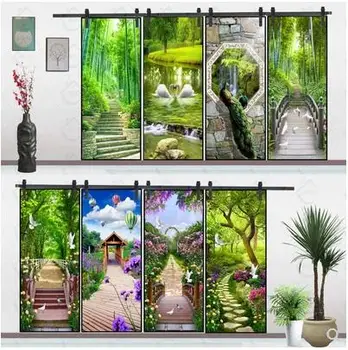 Wooden door bedroom renovation stickers Self-adhesive creative door stickers Small path door stickers children's room door-25
Wooden door bedroom renovation stickers Self-adhesive creative door stickers Small path door stickers children's room door-25