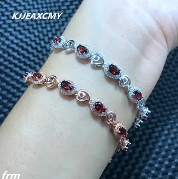 KJJEAXCMY Fine jewelry 925 sterling silver inlay Natural Garnet Bracelet Bracelet wholesale
KJJEAXCMY Fine jewelry 925 sterling silver inlay Natural Garnet Bracelet Bracelet wholesale