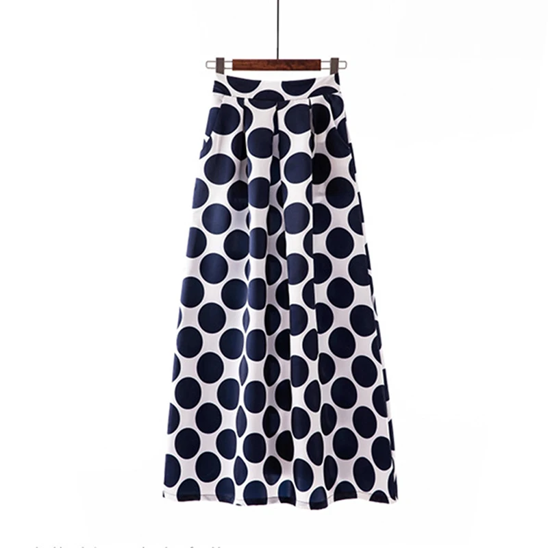Vintage High Street A-line High Waist Polka Dot Long Skirt Maxi Skirt Summer Spring Fashion For Women Saia Longa Plus Size
Vintage High Street A-line High Waist Polka Dot Long Skirt Maxi Skirt Summer Spring Fashion For Women Saia Longa Plus Size