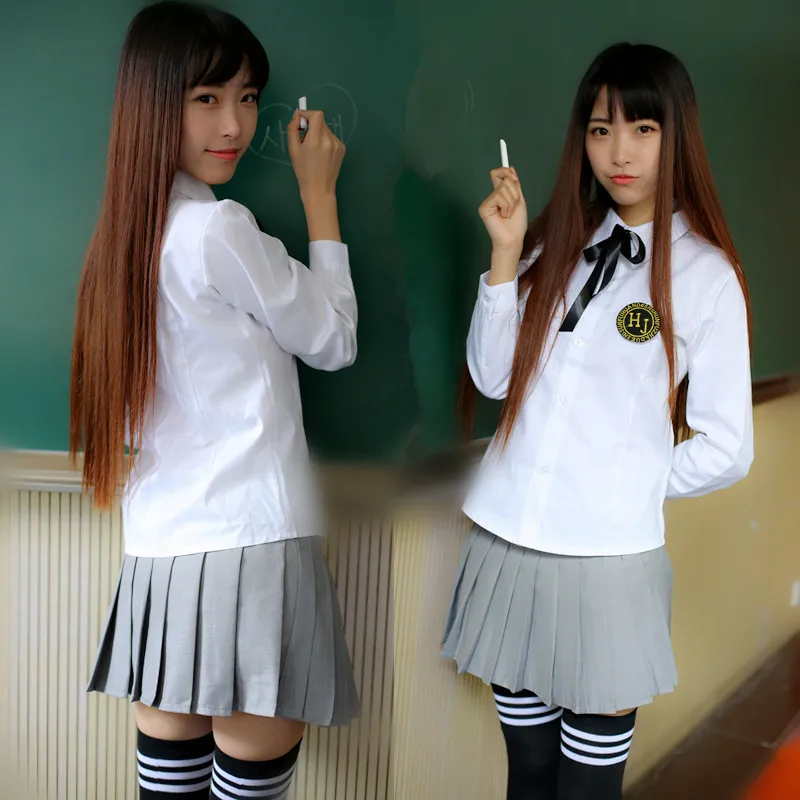 S-XXL Japanese School Uniform For Girls Lingerie Free Shipping Bodysuit Sexy Young Cute Sweet Retro Long Sleeve Costumes SU004
S-XXL Japanese School Uniform For Girls Lingerie Free Shipping Bodysuit Sexy Young Cute Sweet Retro Long Sleeve Costumes SU004