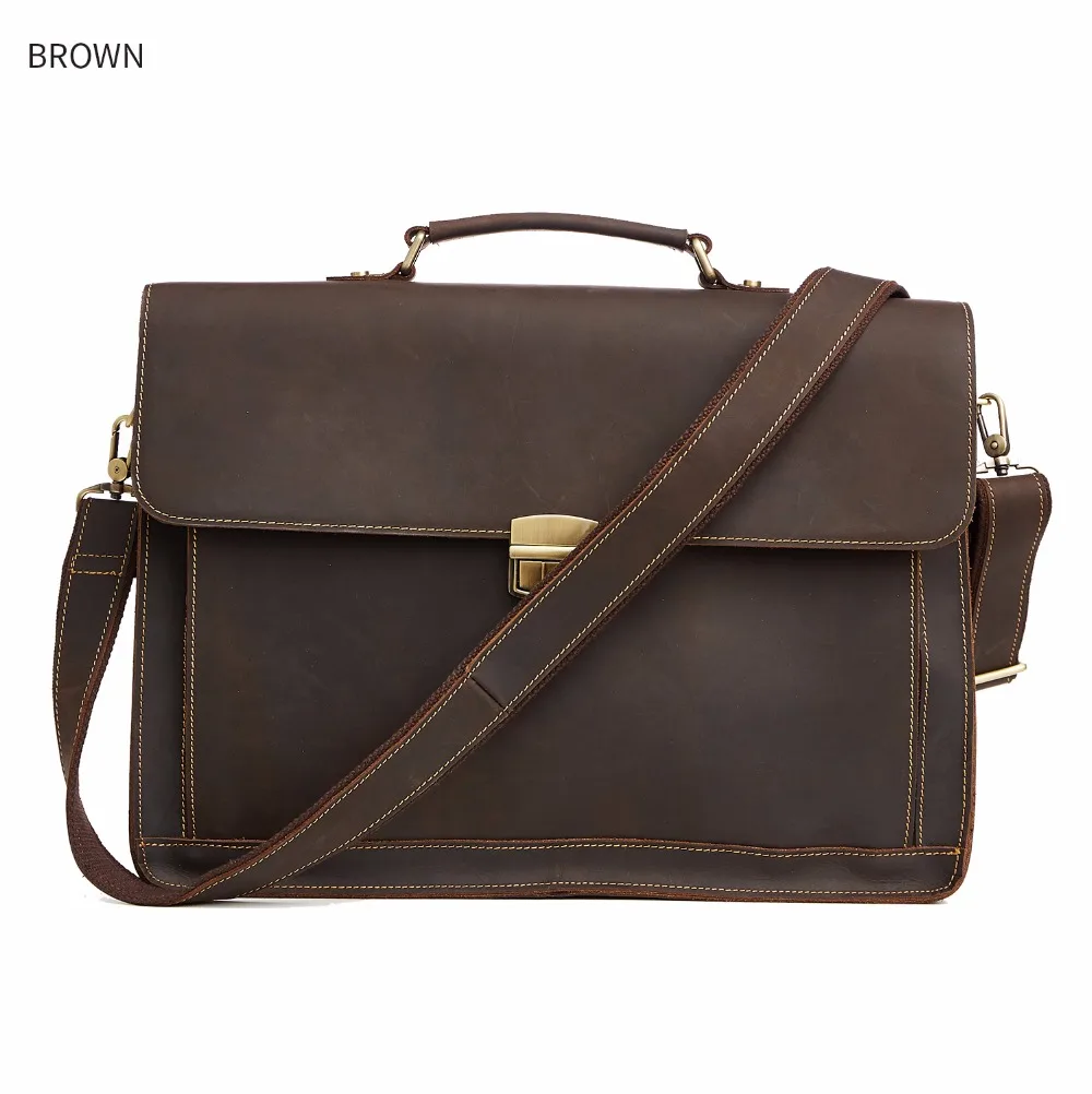 Business Satchel Briefcase For Laptop