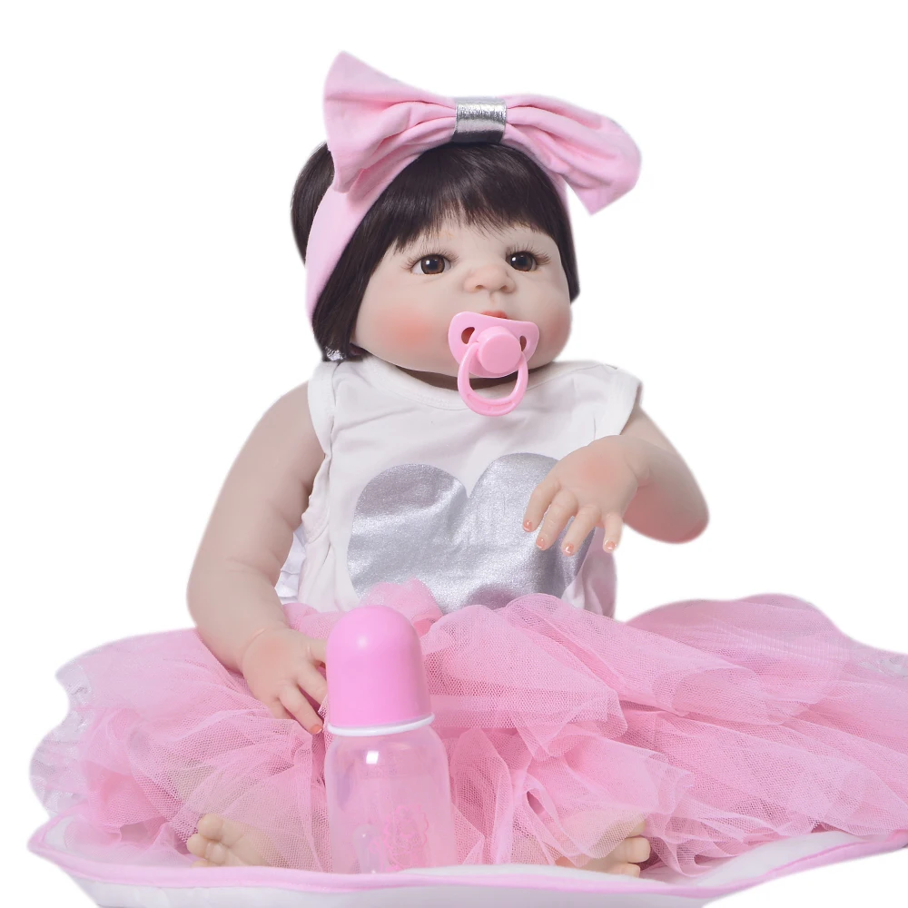 Stylish 23'' Reborn Baby Girl Doll Realistic 57 cm Full Vinyl Silicone Babies Dolls KEIUMI Gifts For Kids Playmates DIY Toys
Stylish 23'' Reborn Baby Girl Doll Realistic 57 cm Full Vinyl Silicone Babies Dolls KEIUMI Gifts For Kids Playmates DIY Toys