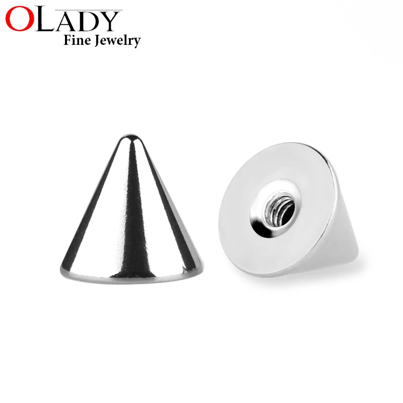 10pcs/lot 3 4 5 6 mm Stainless Steel Cone Head Screw Hole 14/16G Lip Eyebrow Tongue Body Jewelry Piercing Parts
10pcs/lot 3 4 5 6 mm Stainless Steel Cone Head Screw Hole 14/16G Lip Eyebrow Tongue Body Jewelry Piercing Parts