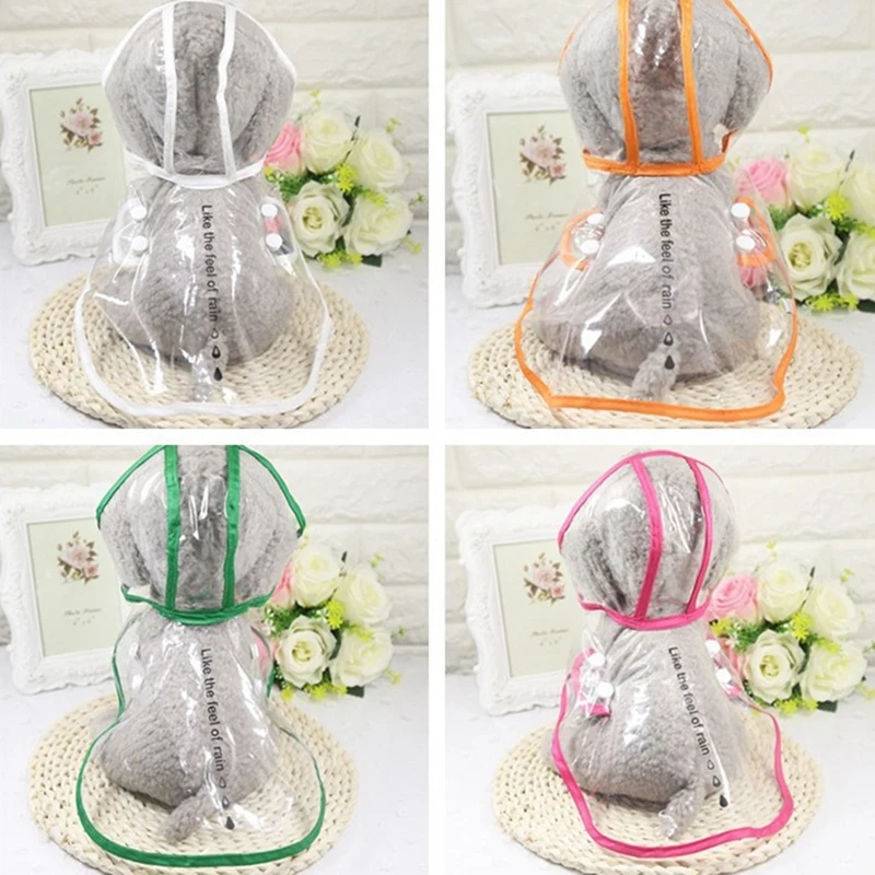 Pet Clothes Dog Raincoat Transparent Outdoor Rain Puppy Coat Waterproof Pets Raincoats Small Dogs Cats Clothing
Pet Clothes Dog Raincoat Transparent Outdoor Rain Puppy Coat Waterproof Pets Raincoats Small Dogs Cats Clothing