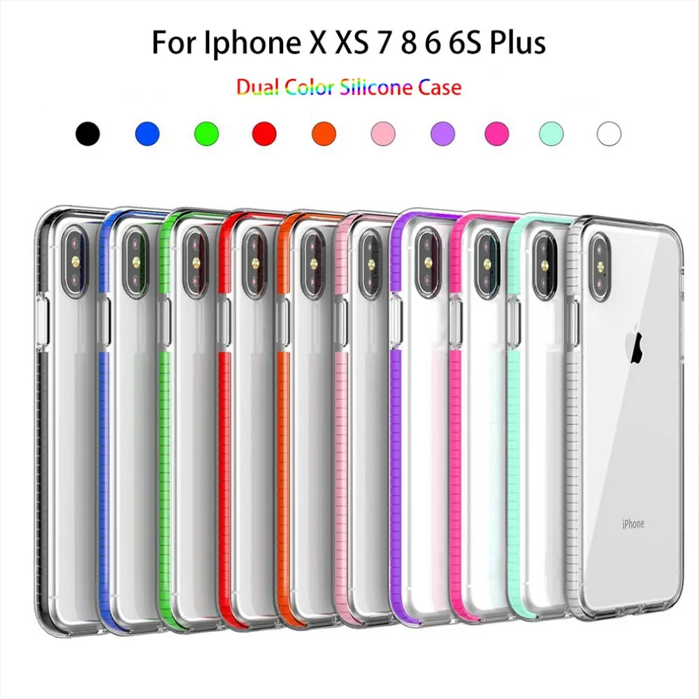 Silicone Case For Iphone 7 8 XR X XS Max 6 6S Plus Coque Clear Crystal Phone Bag Case TPU Shockproof Back Cover For Iphone 7
Silicone Case For Iphone 7 8 XR X XS Max 6 6S Plus Coque Clear Crystal Phone Bag Case TPU Shockproof Back Cover For Iphone 7