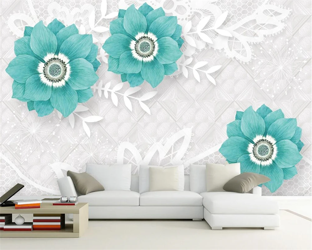 Beibehang Custom wallpaper fresh and elegant soft three-dimensional flower sofa TV background wall murals wallpaper for wall 3 d
Beibehang Custom wallpaper fresh and elegant soft three-dimensional flower sofa TV background wall murals wallpaper for wall 3 d
